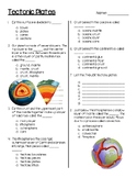 Plate Tectonics Gizmo Student Activity Sheet Answer Key + My PDF Collection 2021