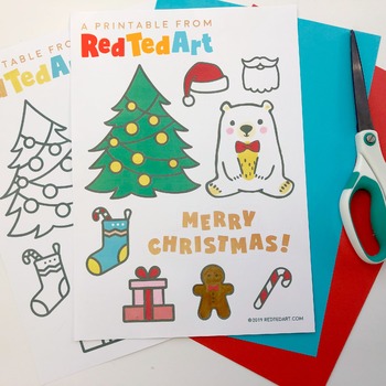 cute christmas card printables