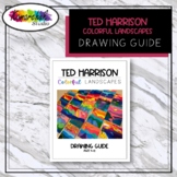 Ted Harrison Colorful Landscape Drawing Guide