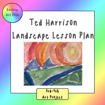Preview of Ted Harrison - Landscape Art Project - Lesson Plan