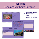 Ted Talk - Corals - Author's Purpose - Tone