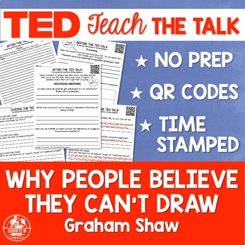 Preview of Ted Talk Lesson: Why People Believe They Can't Draw by Graham Shaw