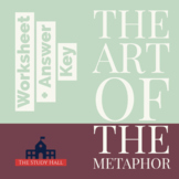 Ted Talk: The Art of the Metaphor Worksheet & Answer Key