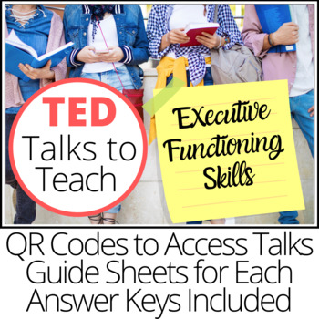 Preview of Ted Talks to Teach Executive Functioning Skills
