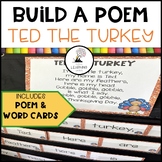 Ted the Turkey Thanksgiving Build a Poem