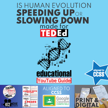 Preview of TedEd - Is human evolution speeding up? Youtube Video Guide