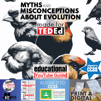 Preview of TedEd | Myths and Misconceptions About Evolution | Youtube Video Guide