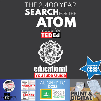 Preview of TedEd | The 2,400 Year Search for the Atom Youtube Video Guide