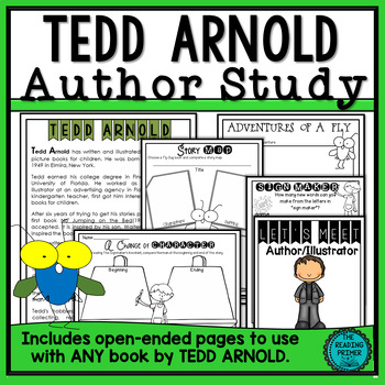 Preview of Tedd Arnold  Author Study Packet
