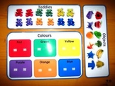 Teddies and Objects Colors Game. Great Autism Aspergers Vi