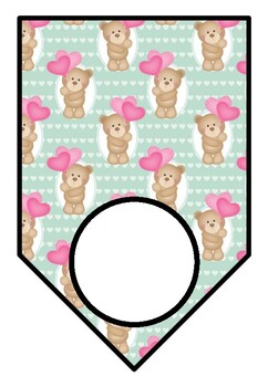 Teddy Bear, Bulletin Board, Door Decor Blank Pennant Banners, for all ...