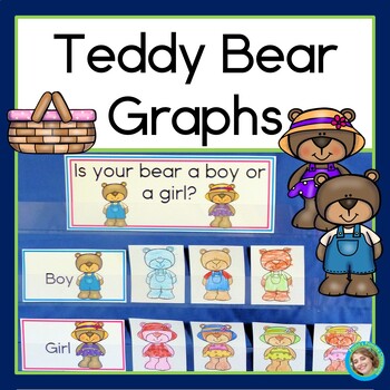 Preview of Teddy Bear Graphing | Making and Interpreting Picture and Bar Graphs