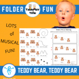 Teddy Bear Interactive Music Folder Game sol mi beat rhyth
