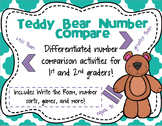 Teddy Bear Number Compare - Differentiated number comparis