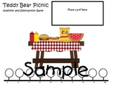 Teddy Bear Picnic Addition and Subtraction Game