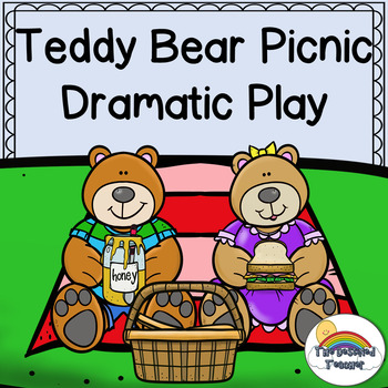 Preview of Teddy Bear Picnic Dramatic Play | Spring Dramatic Play | Bear Dramatic Play