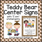 Teddy Bear Themed Center Signs