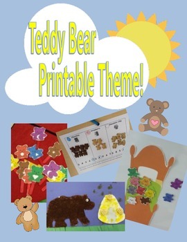 Teddy Bear Themed Math and Reading Activities, Crafts, and Manipulatives!
