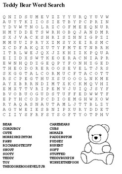 Teddy sale bear words