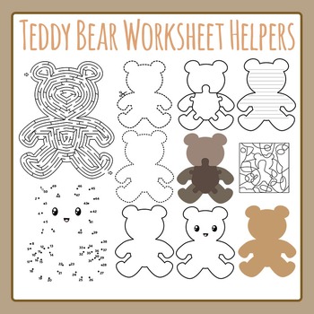 Printable Teddy Bear Template