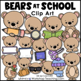 Teddy Bears At School Animal Clip Art