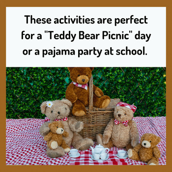 Teddy Bears Math Activities by Joyful Explorations | TpT
