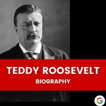 Preview of Teddy Roosevelt Biography, Theodore, Presidential History, US History, No Prep