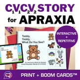 Interactive Repetitive Book Story Childhood Apraxia Speech