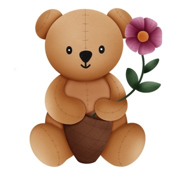 Teddy bear clip art by DEARDD | TPT