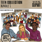 Teen Collection Bundle 1 Teen Clipart (High School Students)