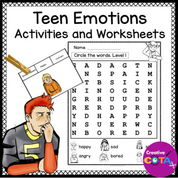 Preview of Middle School Social & Emotional Learning Skills OT Activities & Worksheets
