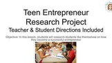Teen Entrepreneur Research AI Project
