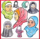 Teen Girls Wearing Hijab