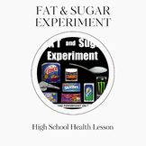 Teen Health Lesson: Fat and Sugar Nutrition Lab in Your Classroom!