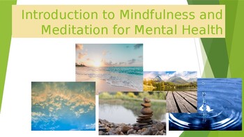 Preview of Teen Mindfulness PPT (Mindfulness & Meditation)