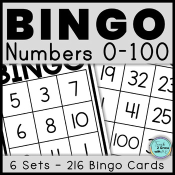 Teen Number Bingo and Number Identification to 100 Bingo Game | TPT