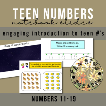 Preview of Teen Number Bulk Lesson