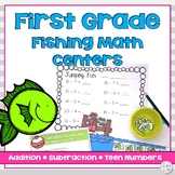 Addition, Subtraction and Teen Number Math Center Activities