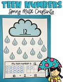 Teen Number Math Craft | Spring Math Craft