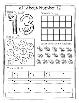 Teen Number Practice by Managing Munchkins | TPT