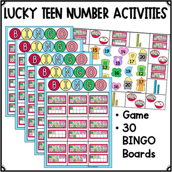 Teen Number Practice | Kindergarten Math | Centers Games | TpT