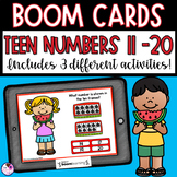 Teen Numbers | Number Sense | Numbers 11-20 | BOOM Cards™
