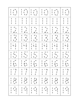 teen number tracing practice montessori distance learning