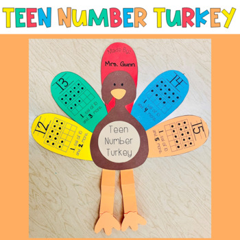 Preview of Teen Number Turkey