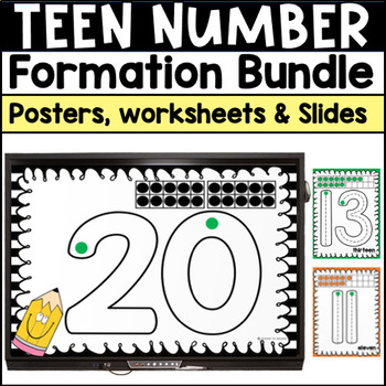 Preview of Teen Number formation activities