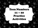 Teen Numbers 11-20 Activities