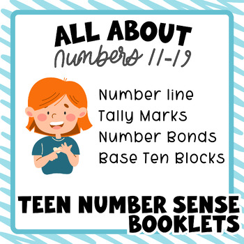 Preview of Teen Numbers 11-20  | Number Sense Booklet | for PreK & Kindergarten Math