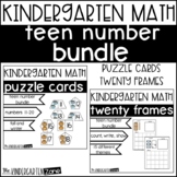 Teen Numbers 11-20 Yearly Bundle for Kindergarten, Pre-k, 
