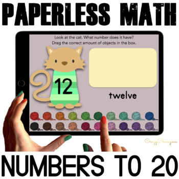 Preview of Teen Numbers Activities | Counting Objects to 20 Google Classroom