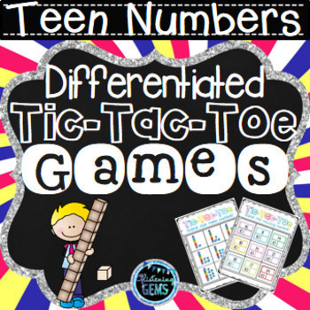 Preview of Place Value Games 1st Grade | Teen Numbers Kindergarten